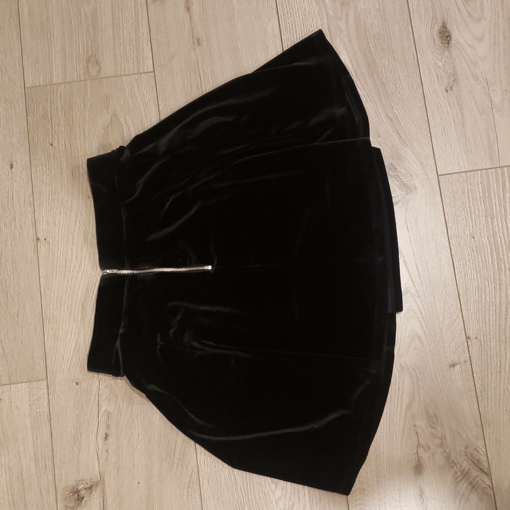 Black Skater Mini Skirt